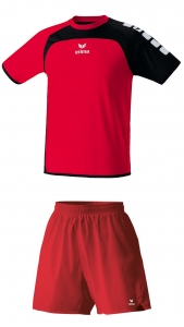 10er Trikot/Hosen Set CARRARA 1/4 Arm Erima